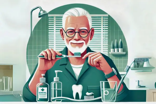 The importance of daily oral hygiene habits in old age