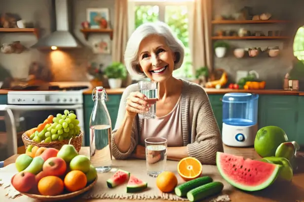 The importance of hydration for oral health in later life